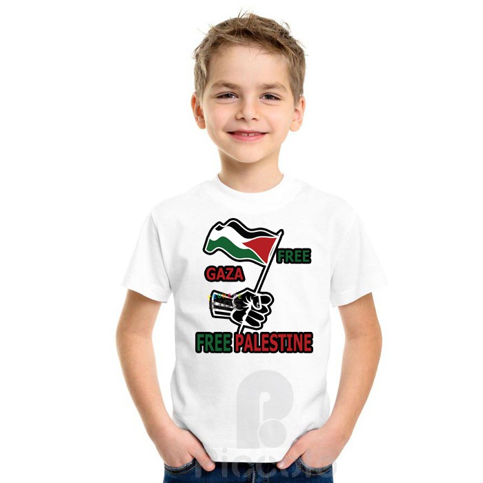 kaos anak/palestine solidarity KAOS PALESTINA / KAOS HIJRAH / KAOS MOSLEM ADVENTURE