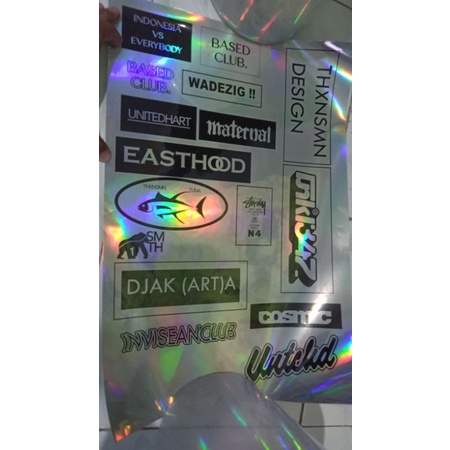 

stiker hologram satu lembar a3