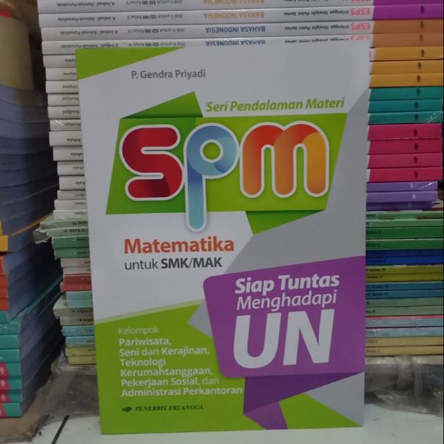 Buku Spm Un Matematika Smk Kelompok Pariwisata Erlangga Shopee