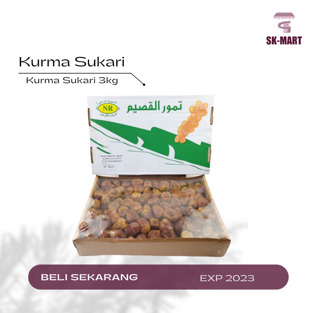 

KURMA SUKARI AL-QASSIM / 3KG