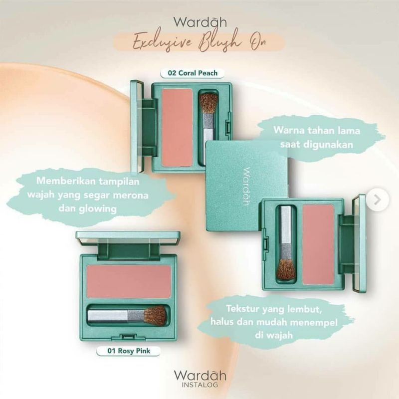 Wardah Exclusive Blush On 6.5gr