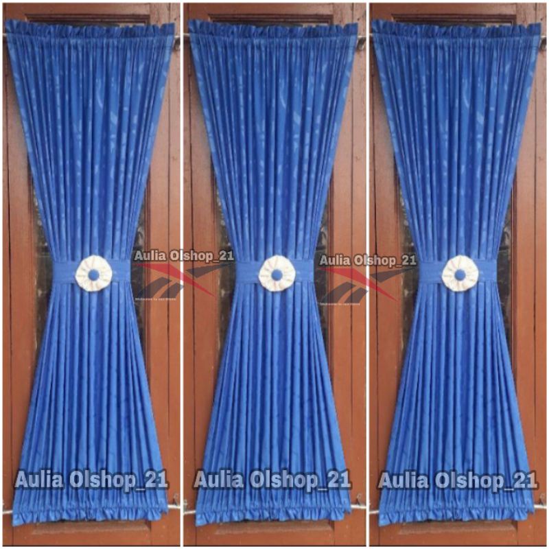 Gorden Spiral Kupu kupu bahan tebal halus gorden minimalis