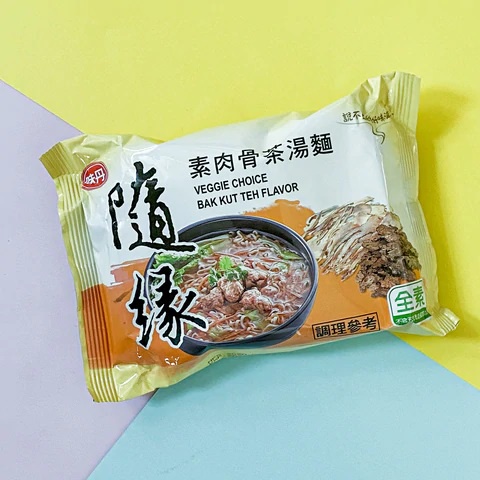 VEDAN - MIE VEGETARIAN/ VEGAN TAIWAN RASA BAK KUT TEA - 90 GR