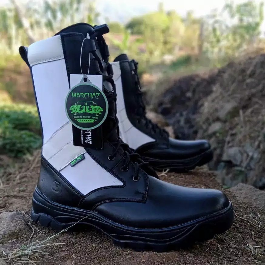 Sepatu PDL Provos TNI MARCHAZ Sepatu PDL Provos Tni Security Satpam Sepatu Boots Pria Kulit Asli