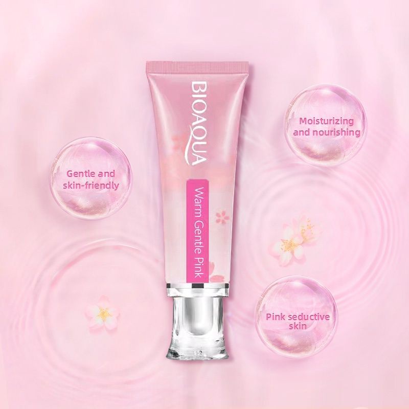 BIOAQUA GENTLE WARM PINK ( NEHONG CREAM ) BPOM CREAM PEMERAH BIBIR, PUTING, MISS V