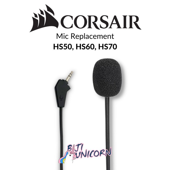 Mic Corsair HS50 HS60 HS70 Pro HS 50 60 70 Microphone Replacement