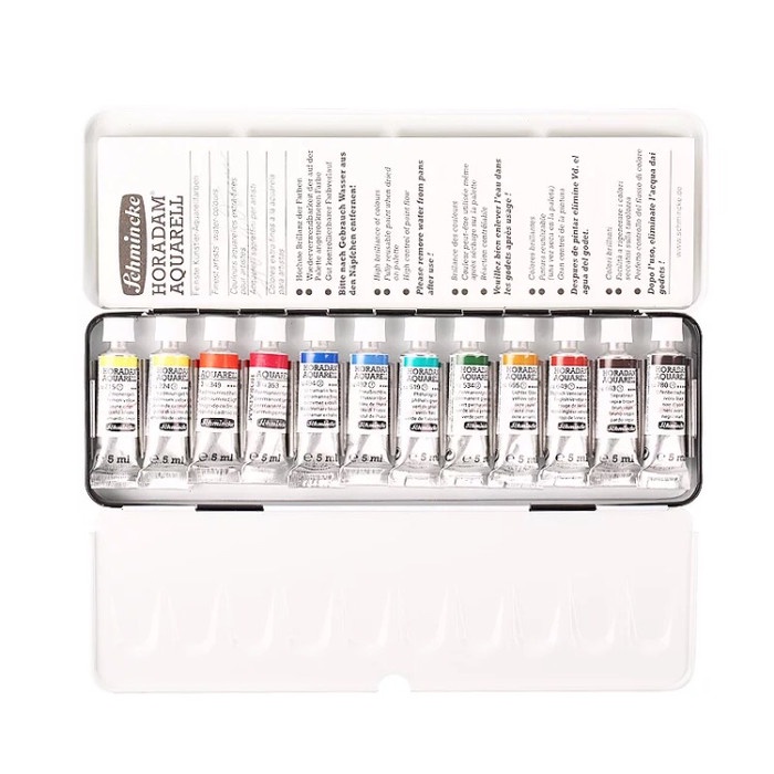 

Schmincke Horadam Aquarell 12 Tubes Metal Case (5 ml)