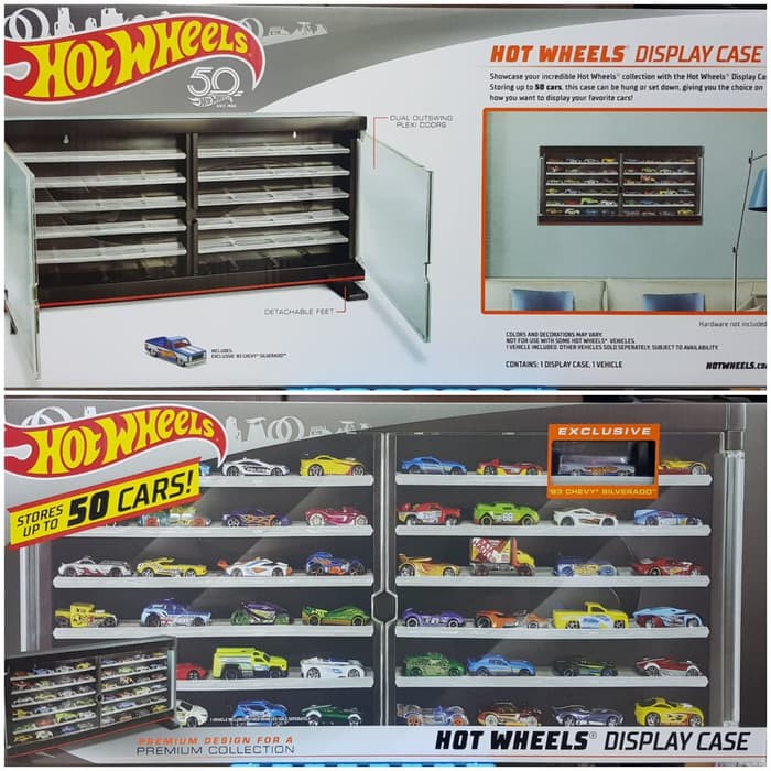 hot wheels 50th anniversary display case