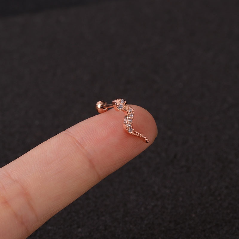 1 Pcs Korean Style Fashion Creative Owl Gecko Animal Shape Prevent Allergy Earring for Women