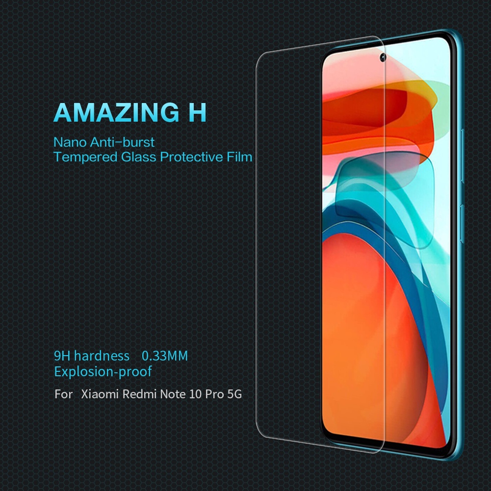 Tempered Glass Xiaomi Redmi Note 10 Pro 5G NILLKIN Amazing H Original