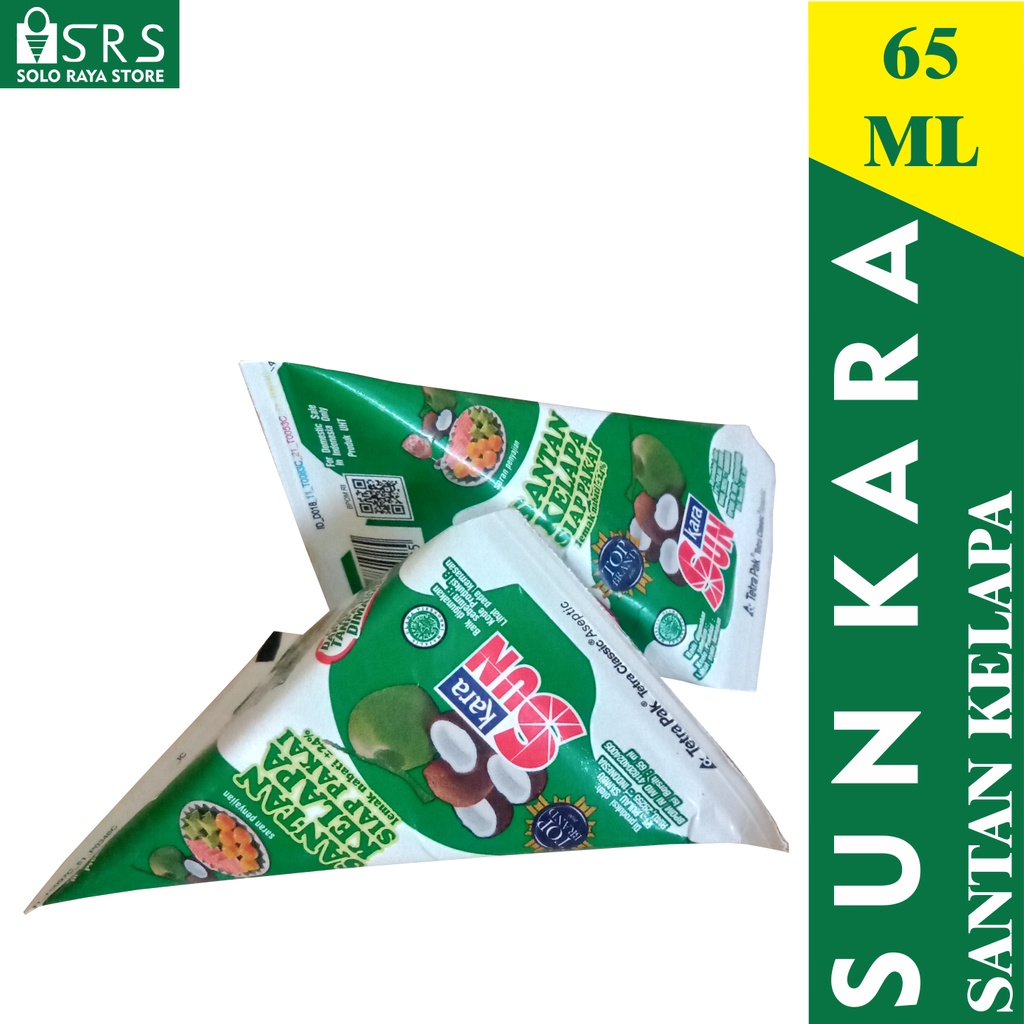 

SUN KARA 65 ML / Sun Kara Santan Tca 65ml/ SANTAN CAIR SIAP PAKAI/ SANTAN KELAPA SIAP PAKAI