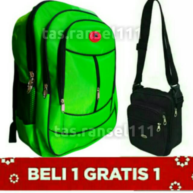 BIRTHDAY SALE BEST SELLER!! RANSEL PRIA POLO DIMANNE PARASUT 52333 LoKAL  Backpack Pria Wanita Kuat