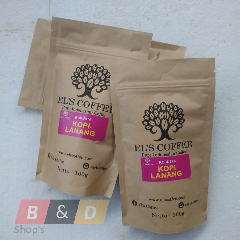 

EL'S COFFEE LANANG. Kopi Bubuk Asli Lampung Netto 1 Kg.