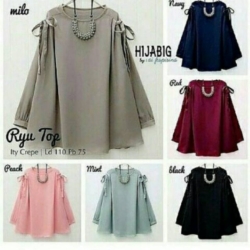 Ryu top atasan blouse fashion remaja