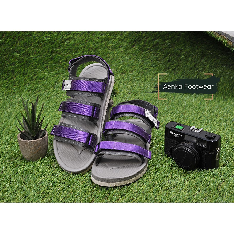 Naomi Lilac Strap 3 - Sandal Gunung Wanita Kekinian - Ringan Nyaman Anti Slip Empuk - Sendal Kasual