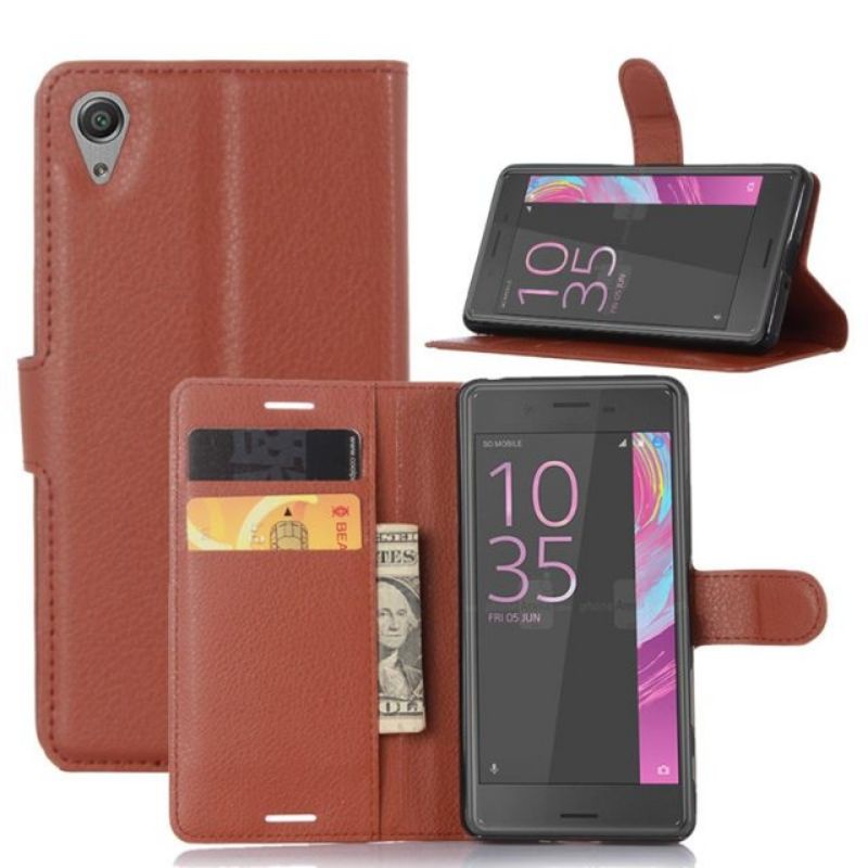 Xperia Xp XZ XR Z3 Z5 Z5+ Premium X Performance Flip Kulit Case Sarung Dompet Casing Standing TPU Co