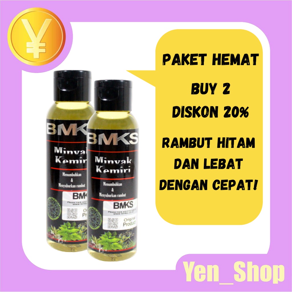 [1+1] Minyak Kemiri BMKS Natural BPOM Original - Black Magic Kemiri