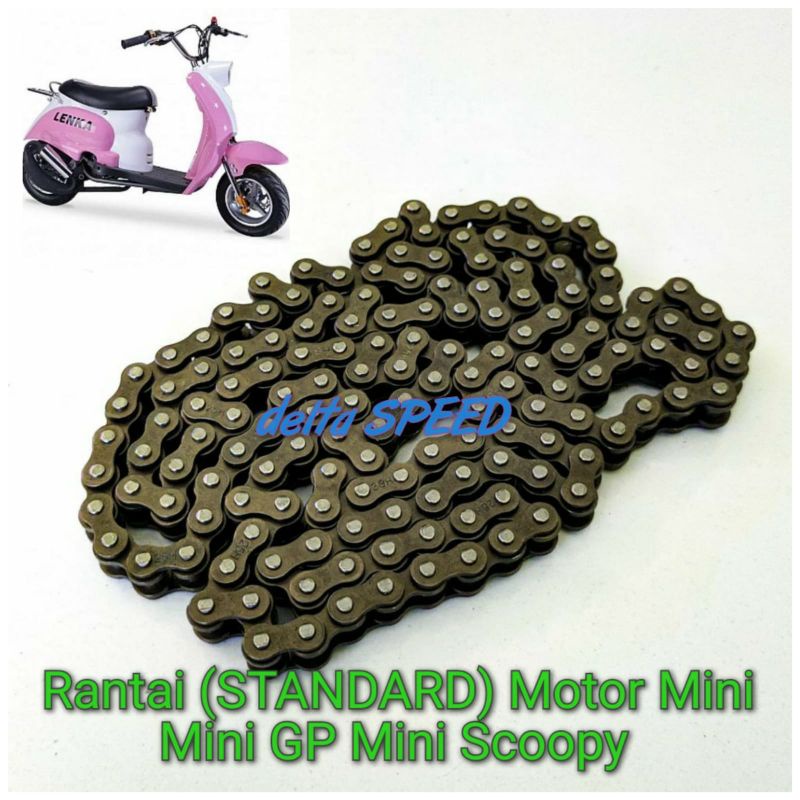 Rantai STANDARD Motor Mini 50 cc - Mini GP Scoopy