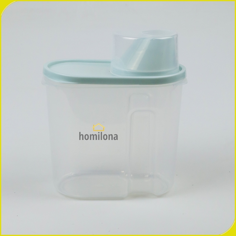 Toples Wadah Penyimpanan Makanan Food Storage Container 1.9L atau 2.5L 1PCS - TaffHOME H1211 - Blue