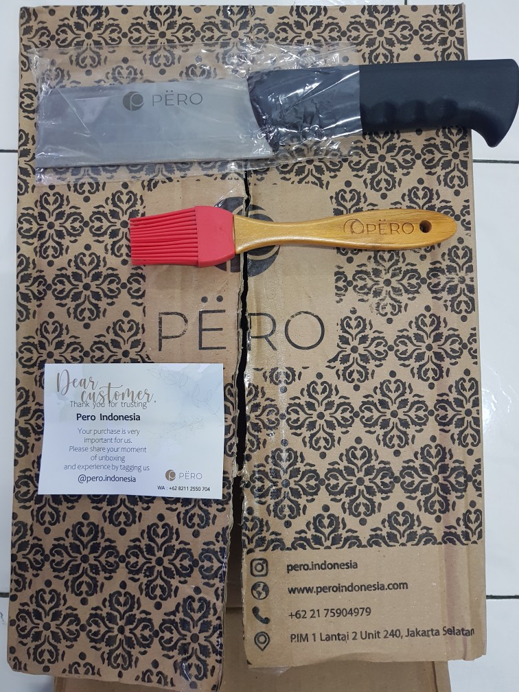 Pero Butcher Knife - Black