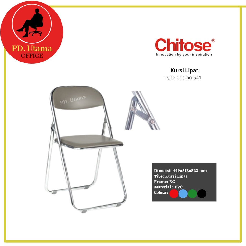 Kursi Lipat Chitose Cosmo-541 Bangku Lipat/Kursi Serbaguna/Kursi