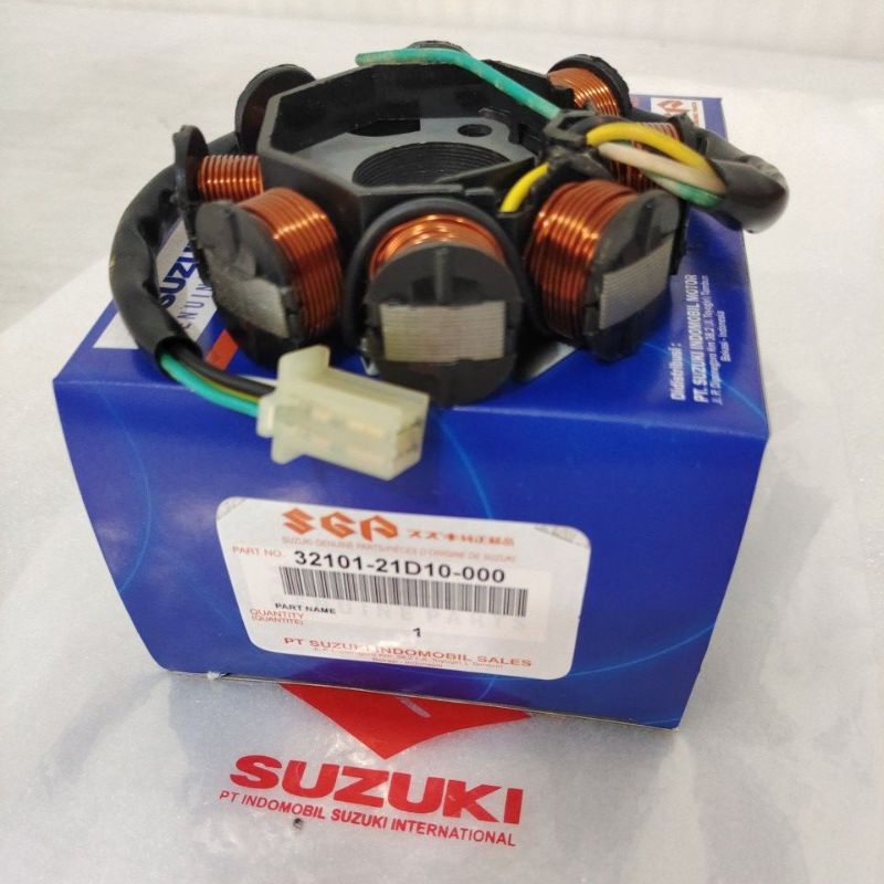 COD Spull Spul spol spoll Stator Assy SUZUKI Satria 2 tak - satria lumba - hiu Asli ORIGINAL
