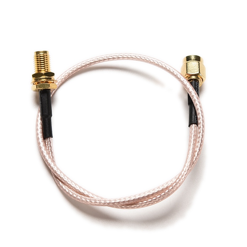 {LUCKID}1pc cable RP.SMA male jack to female plug bulkhead crimp RG316 pigtail 30cm