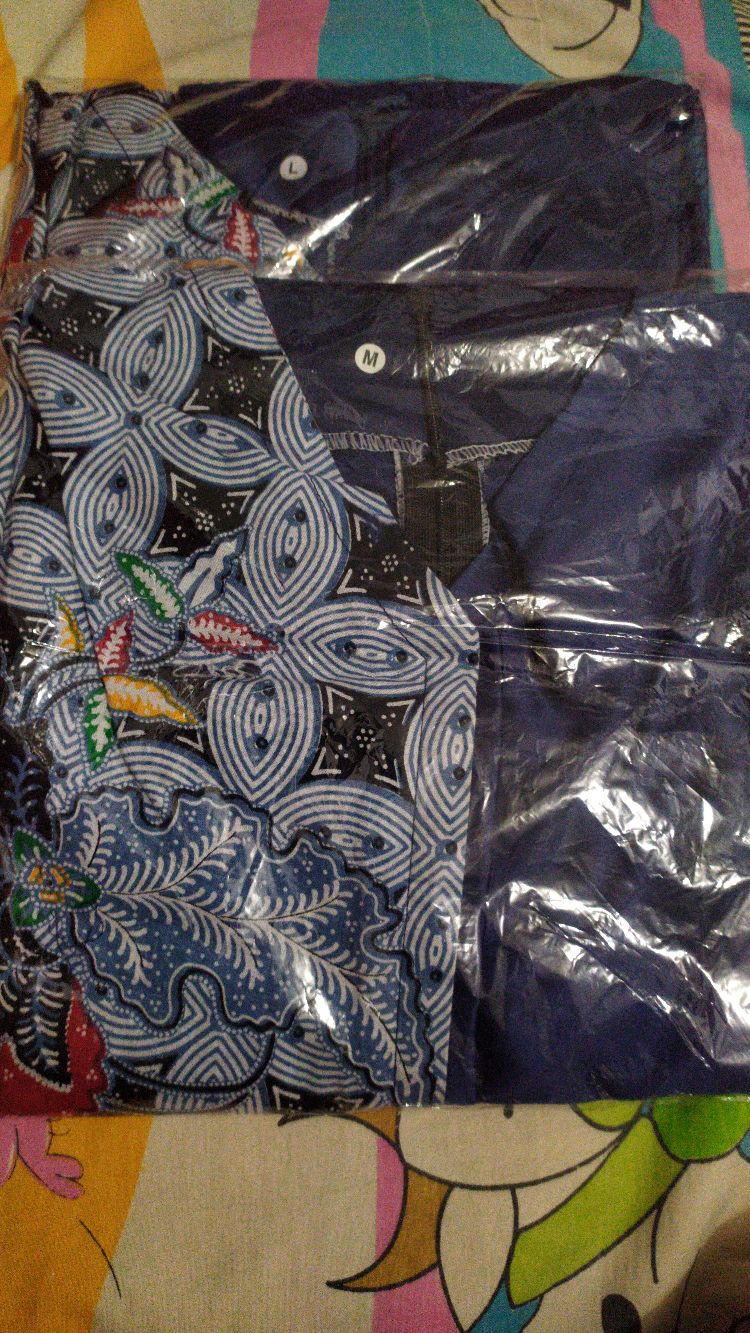 Tey-17 Batik Wanita Asj Sa Hrb026 Kenongo Kemeja Tosca Pendek