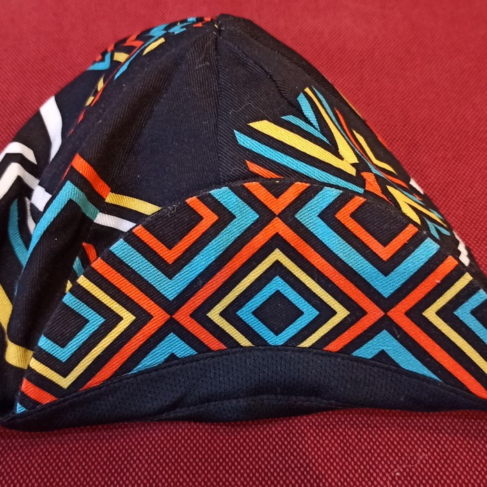 Pinions Cycling Caps cap topi sepeda - Black Navajo