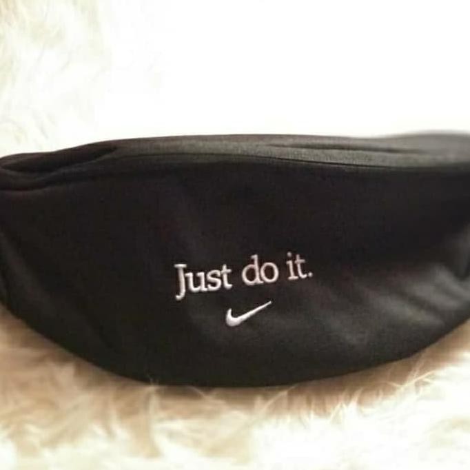 Ready Stock Waist Bag Nike - Just Do It Warna Hitam Original / Tas Selempang / Tas
