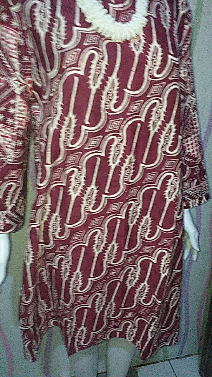 Ready Stok Tunik Batik Cap Hand Made S M L Xl