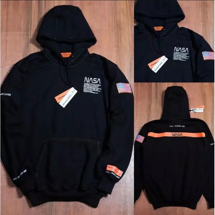 Jaket NASA / Sweater Hoodie NASA H&M Original Bahan Tebal Dan Termurah