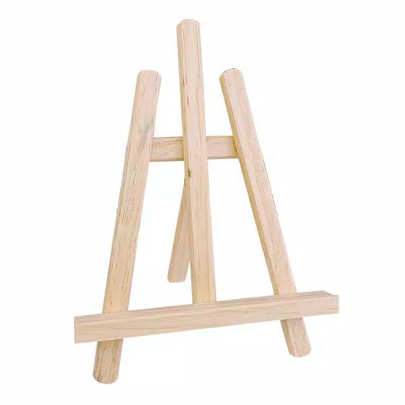 Alat Lukis Easel Tripot Penyangga Hp Kayu Stand Easel kanvas cat lukis Desain Elegan