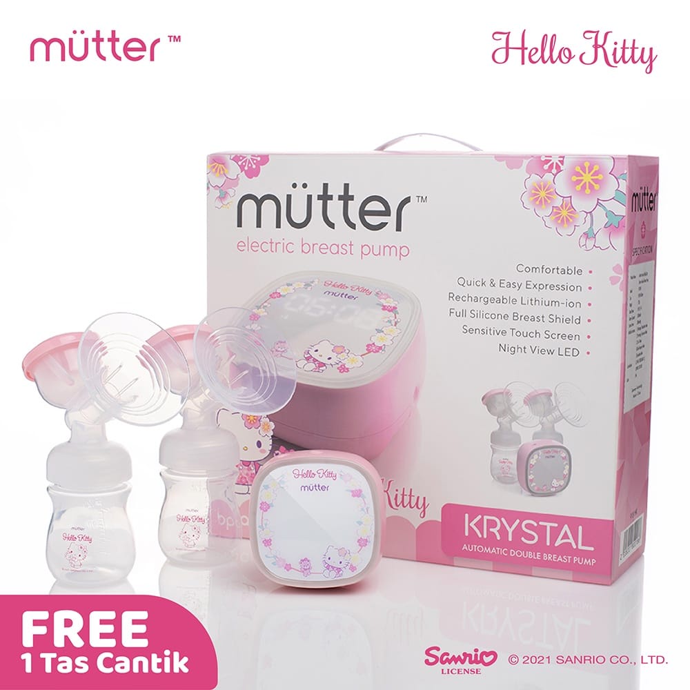 Mutter 918HK Krystal Double Breastpump / Pompa Asi Elektrik