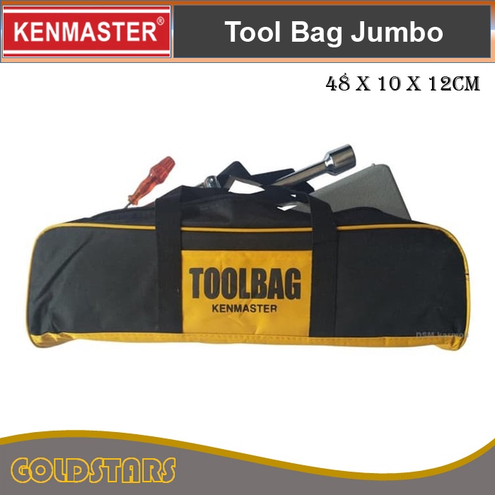 Tool Bag - Kenmaster Tas Alat Perkakas - Tas Kunci Motor/Mobil-Tool Bag Kuning XL