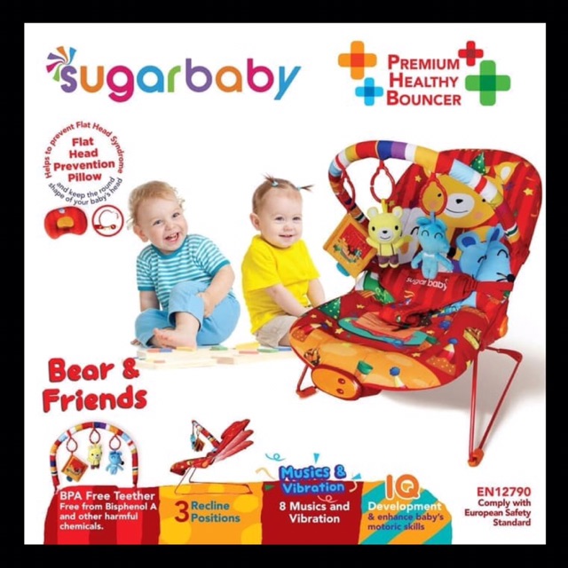 Bouncer Sugar Baby 3 Recline AUDREY BABY SHOP