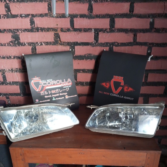 Bekas} headlamp corolla all new 2000 Limited