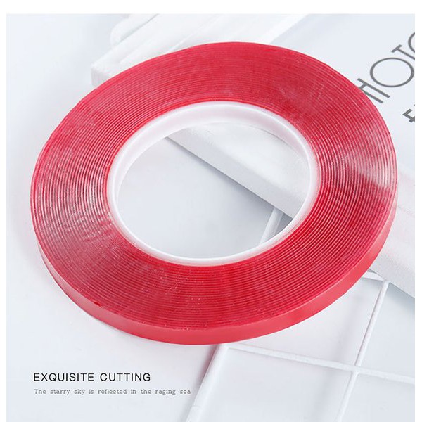 

Berkualitas Double Tape Bening Gel Transparan 5mmX10Meter Berkualitas