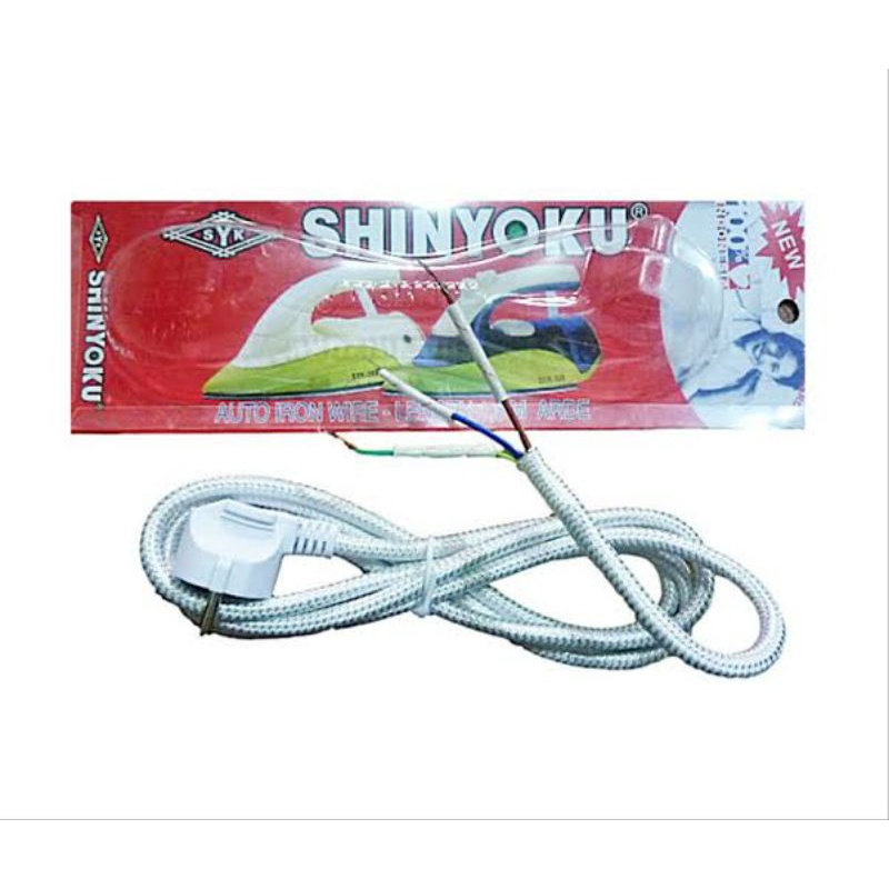 Kabel Setrika Arde isi 3 Shinyoku 1,8m / Kabel setrika Arde