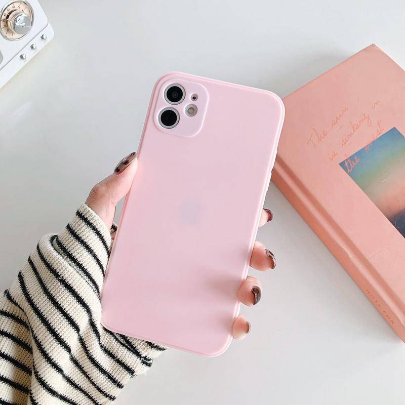 Soft Case Silikon Matte Polos Cover RedMi 6A 7 9C 9S 10 Note 8 9 10 10s Pro