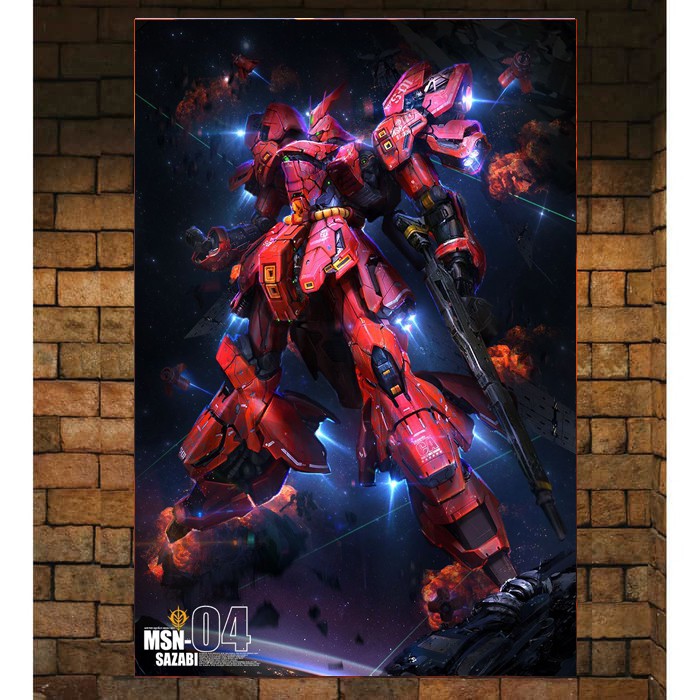 Poster Gundam Sazabi