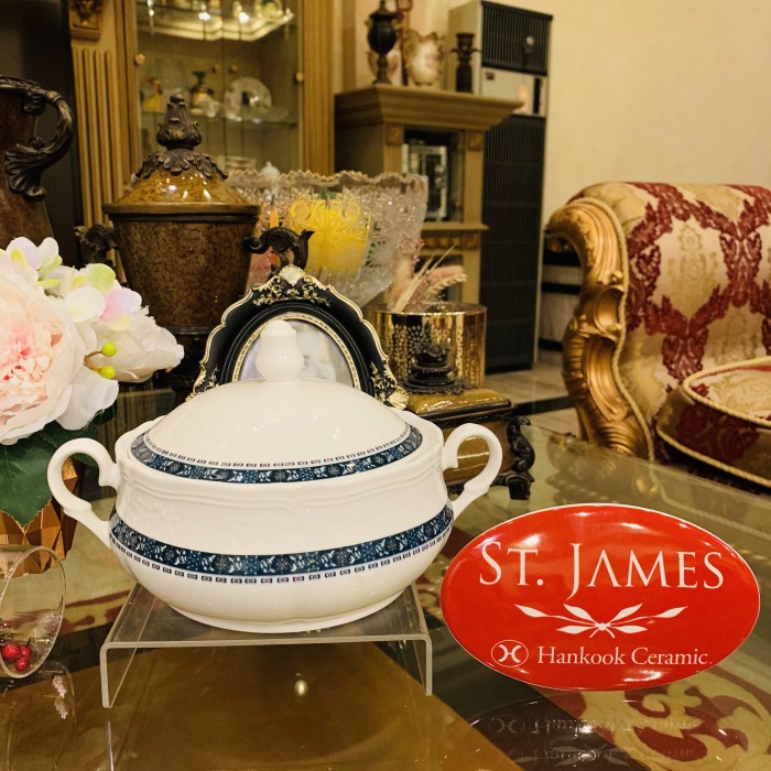 Sup tureen / mangkok saji / Saint James / Okja / Mewah / Cantik /