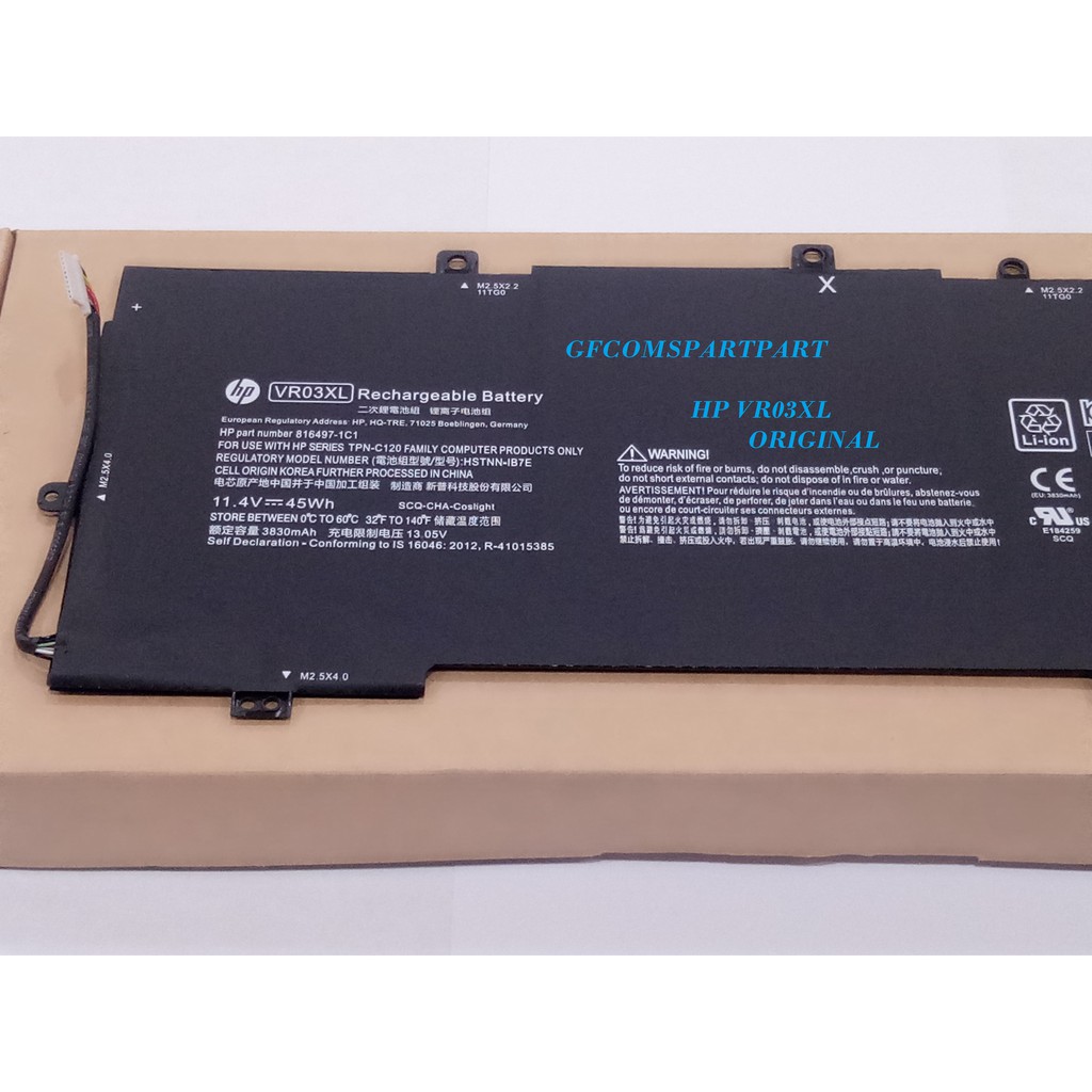 ORIGINAL BATTERAI BATRE HP ENVY PAVILION SERIES V03XL