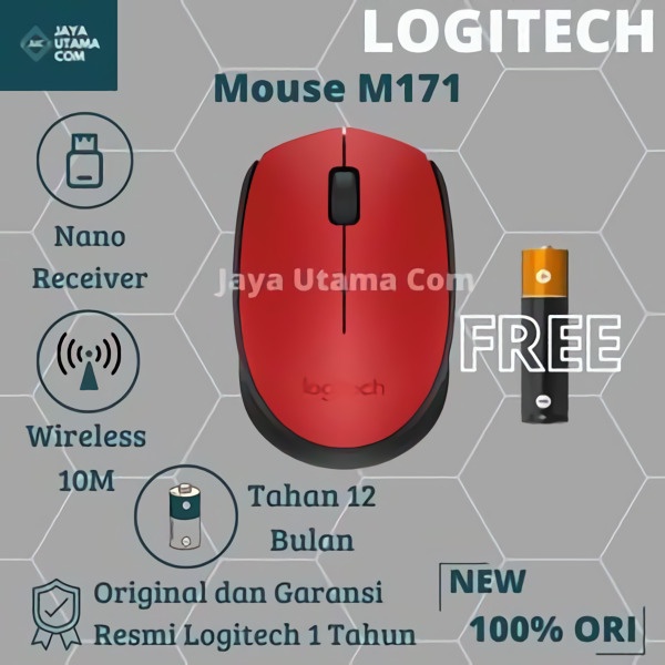 Logitech Mouse M171 Wireless ORIGINAL