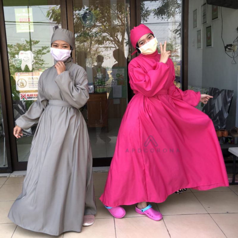 Gown Bedah Krah Koko Topi Hazmat Reuse Sidoarjo Surabaya Water Resisten Anti Air Murah Bedah Virus