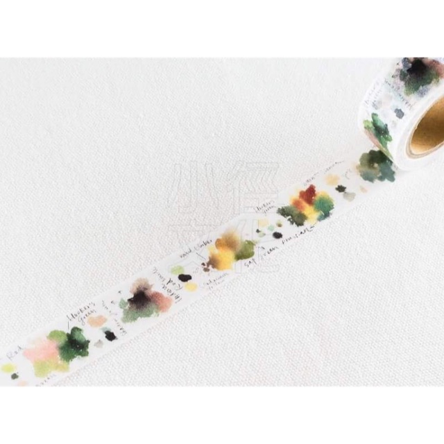 

[Roll] Liang Feng Park Green Watercolor Washi Tape