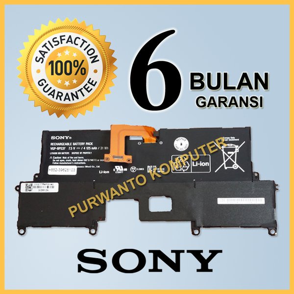 Original Baterai Laptop SONY VAIO SVP11229PGB SVP1122C5E SVP1122M2E-VGP-BPS37 SVP1122M2EB SVP1122YCG