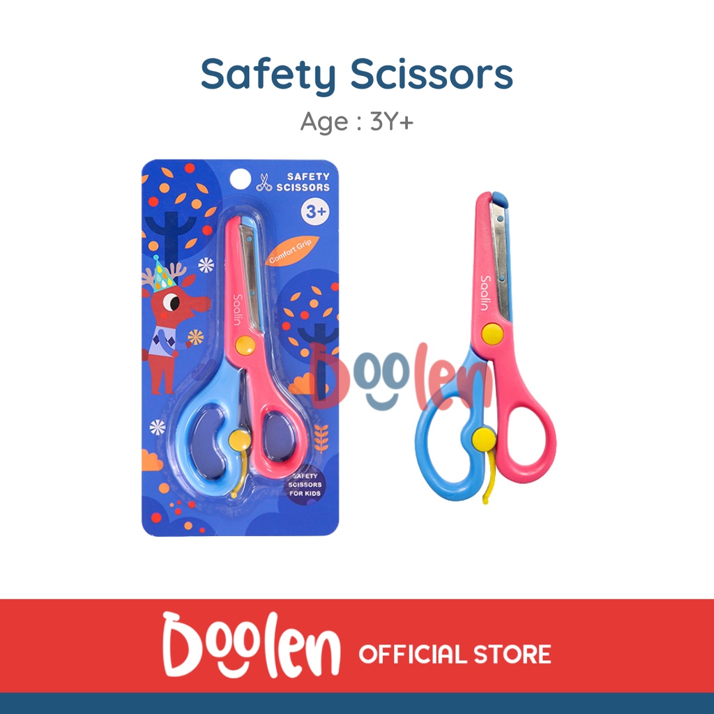 

Saalin Safety Scissors 3Y+ / Gunting Anak Doolen