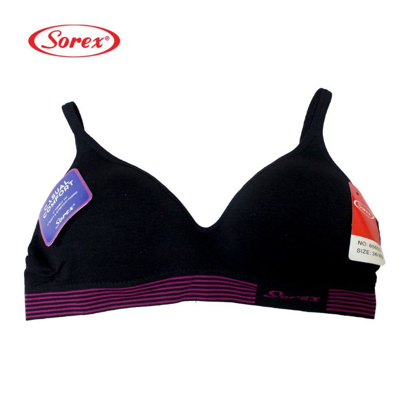 SOREX Bra Casual Comfort 65003 Busa Tipis Tanpa Kawat Original