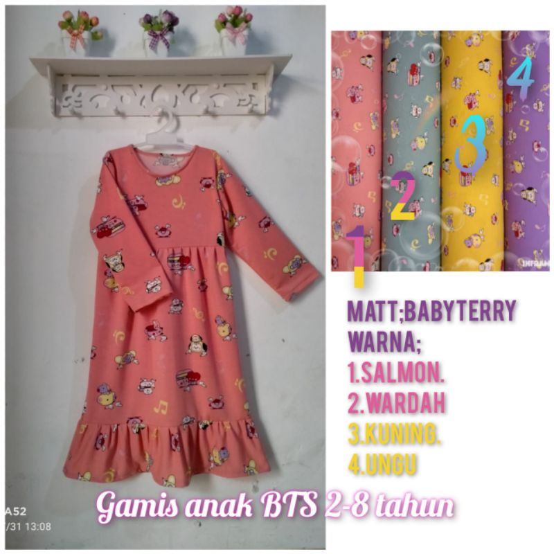 GAMIS BTS ANAK